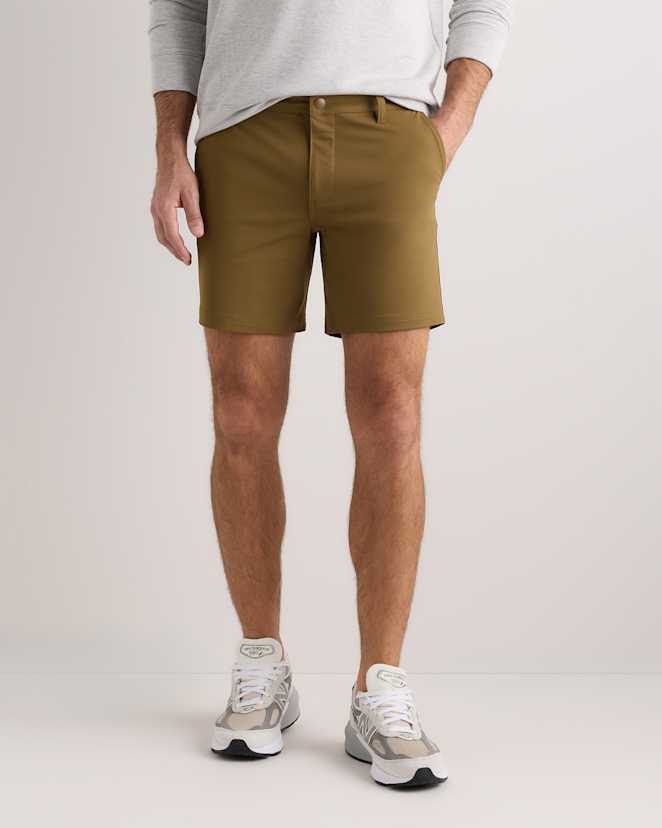 Military Olive ProTech Golf Shorts - 7"