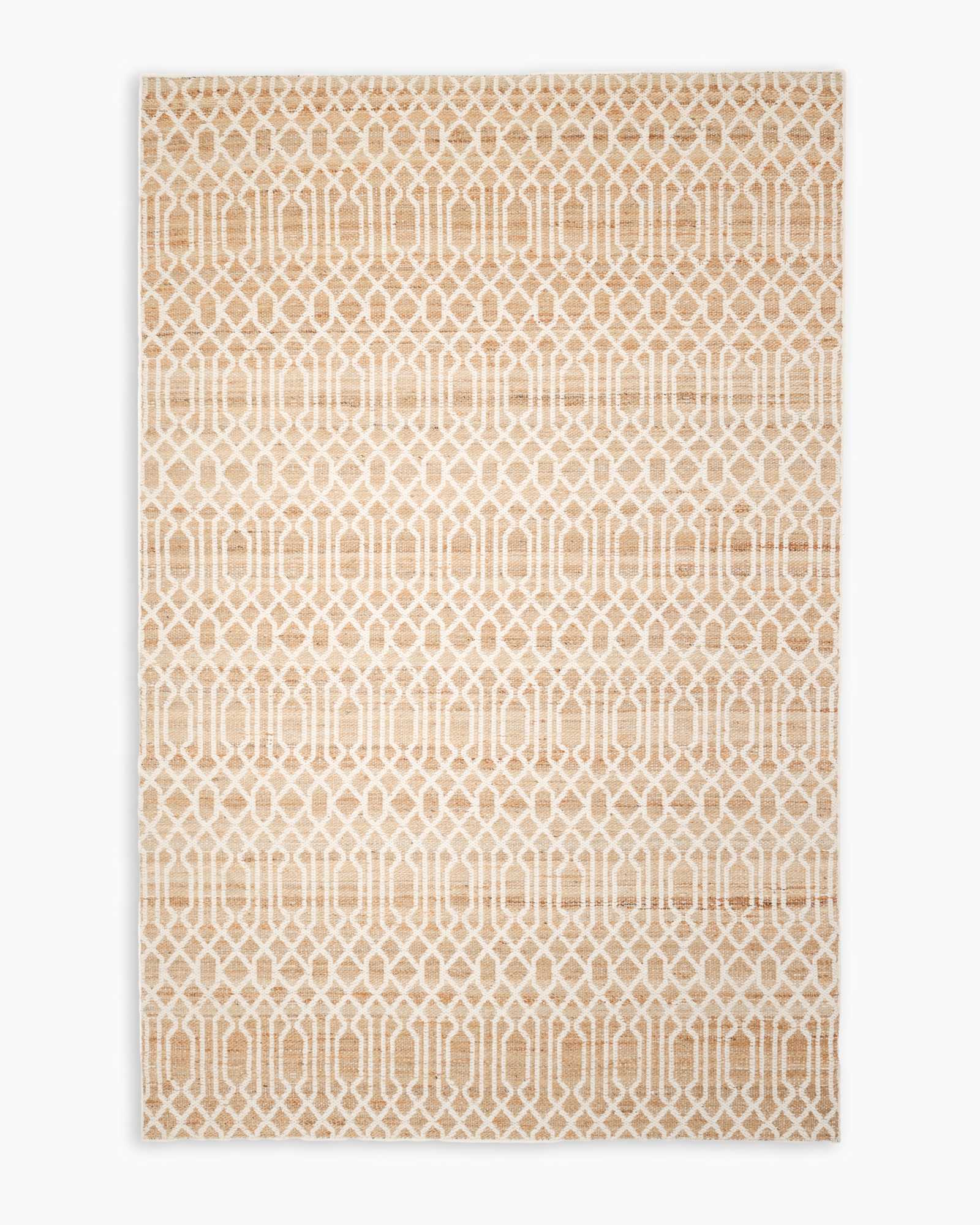ivory Birch Handwoven Jute-Blend Rug