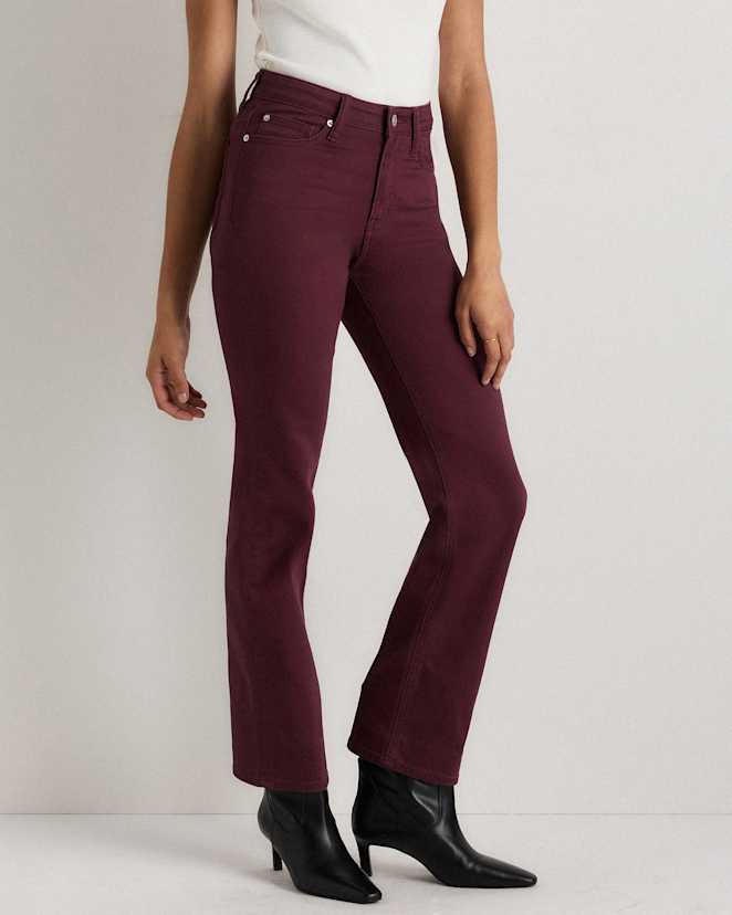 Wine Tasting Red Bella Stretch Straight Jeans