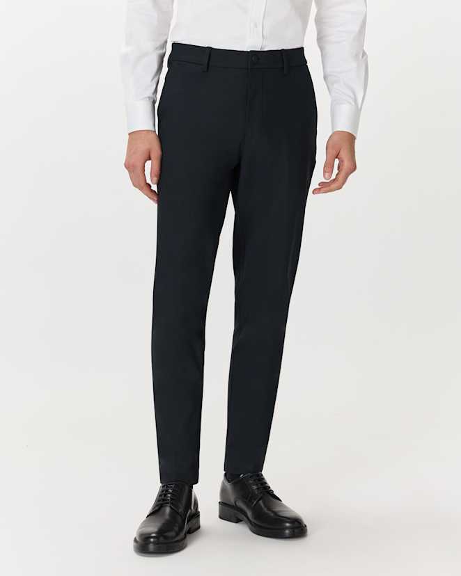 True Black Performance Stretch Technical Dress Pants