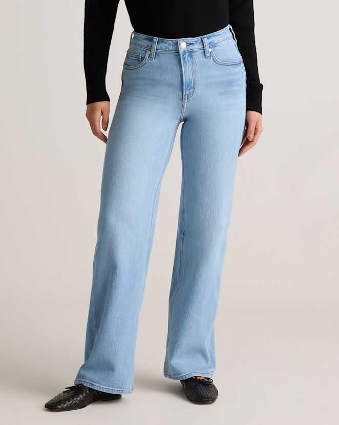 Cool Blue Bella Stretch Relaxed Straight Jeans