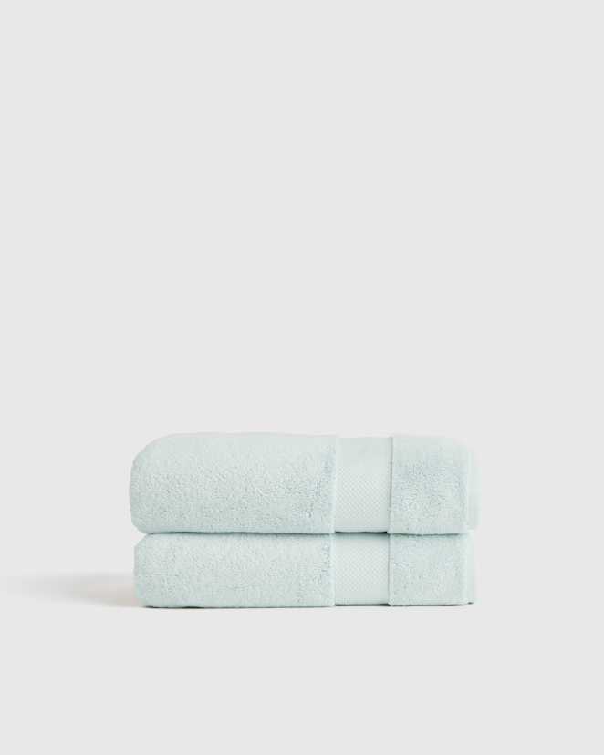 Mist Turkish Ultra Plush Bath Towel (Set of 2)