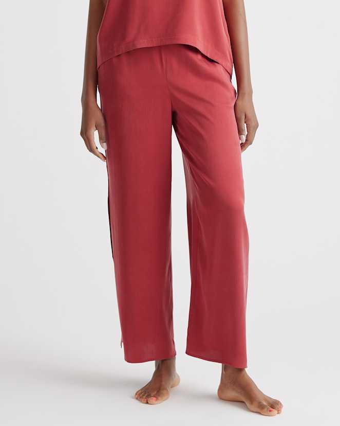 Crimson 100% Washable Silk Pajama Pants