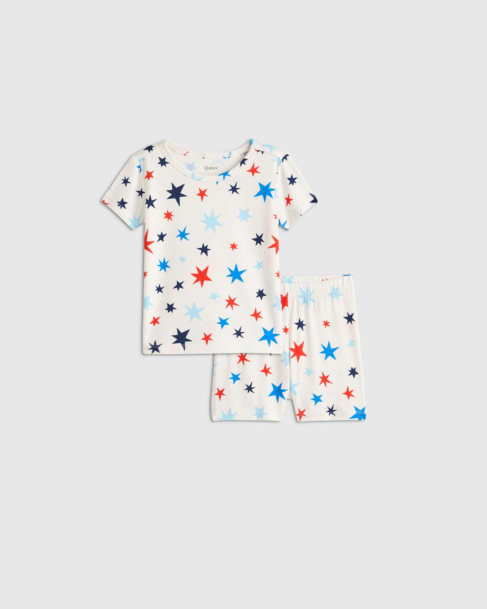 Star Burst Bamboo Short Sleeve and Shorts Pajama Set