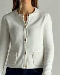 THUMB Women-s 100- Organic Cotton Sweater Jacket Ivory 1.30 IH Shoot 4x5.00 00 07 16.Still001