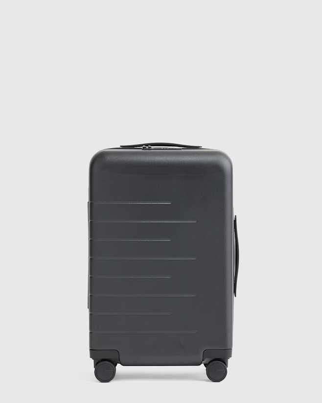 Black Expandable Small Carry-On Suitcase