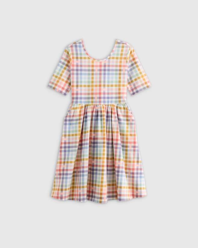 Plaid Organic Cotton Skater Dress