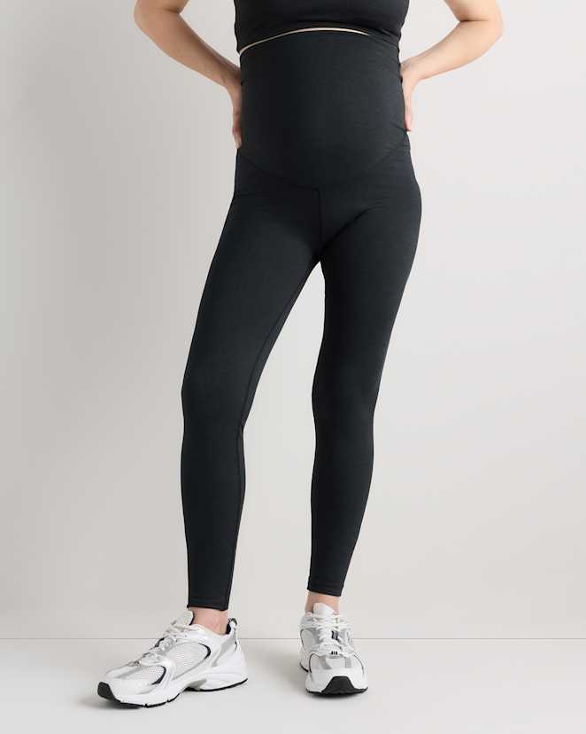 Heather Black Ultra-Soft Maternity Legging