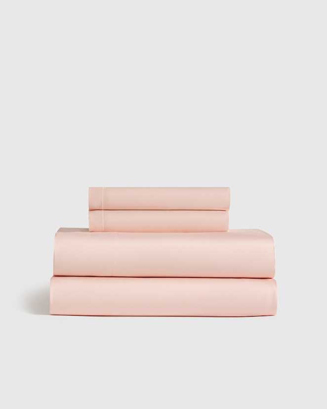 Soft Pink Bamboo Sheet Set