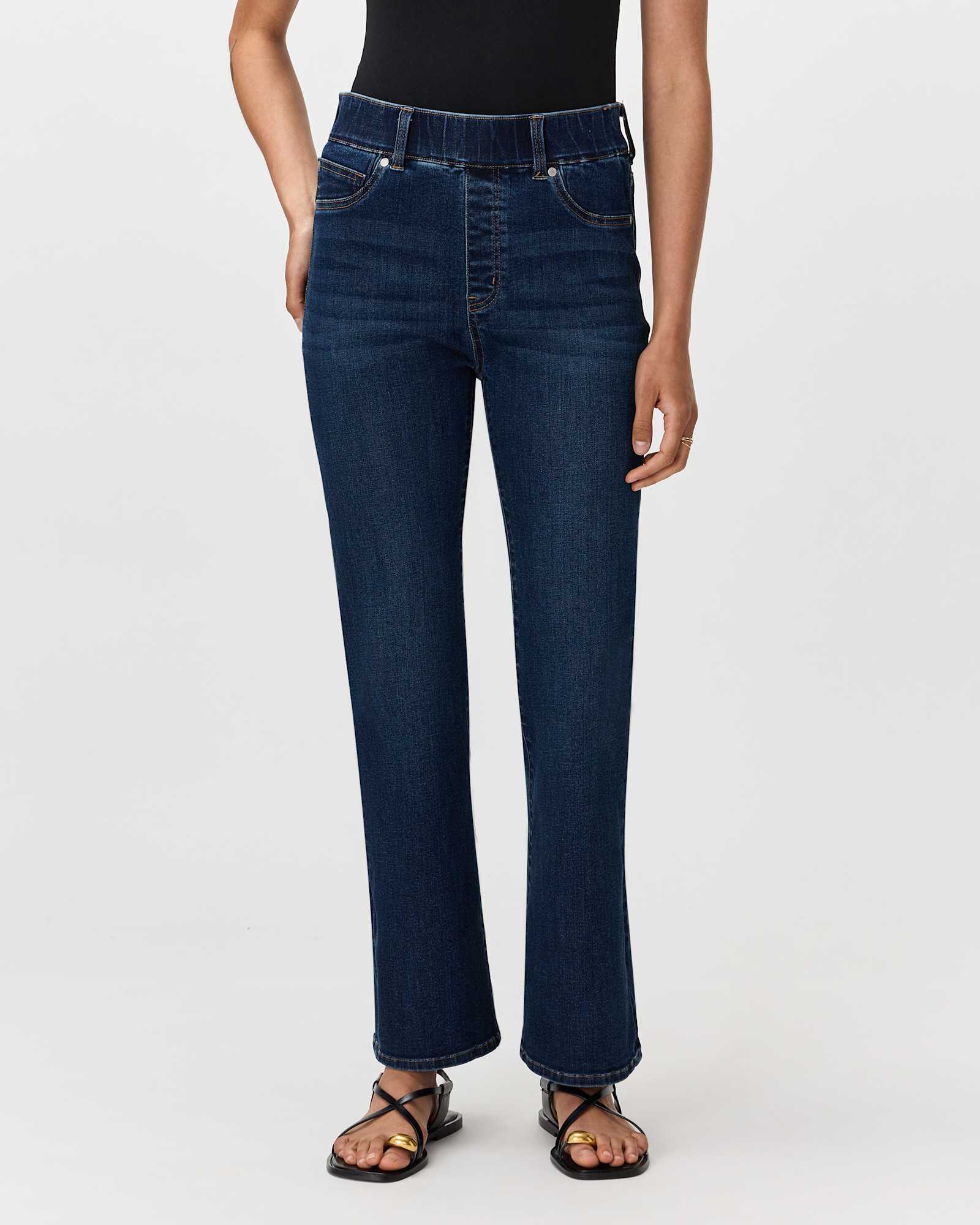 Nocturne Blue Nina Stretch Pull-On Kick Flare Jeans