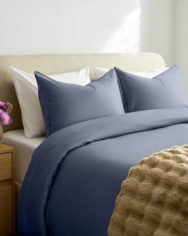Mineral Organic Cotton Sateen Sham Set
