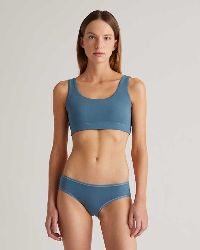 Ocean Organic Cotton Tank Bralette (2-pack)
