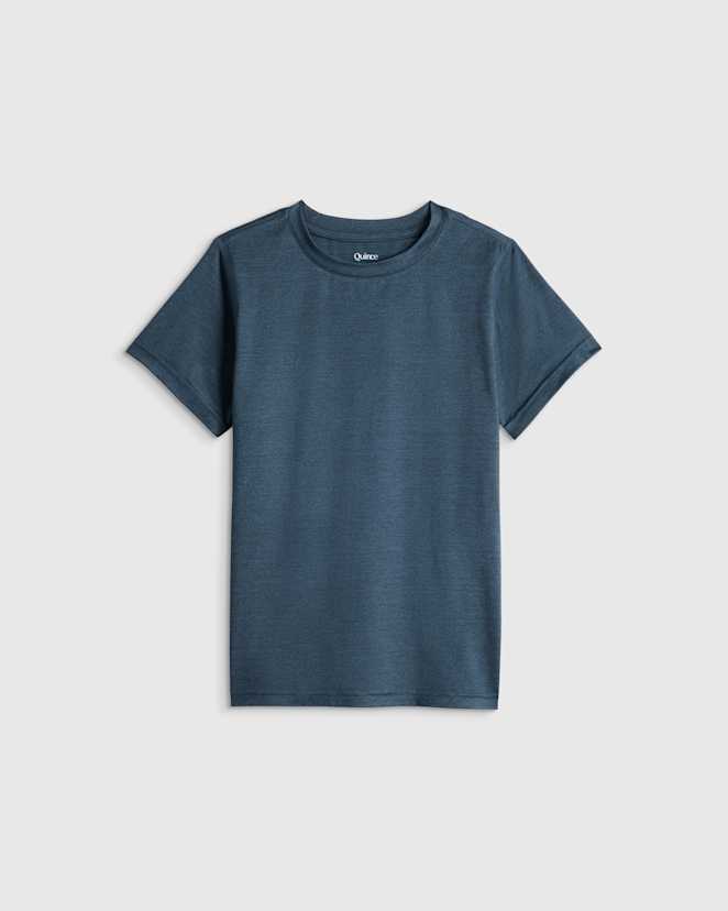 Navy Flowknit Breeze Tee
