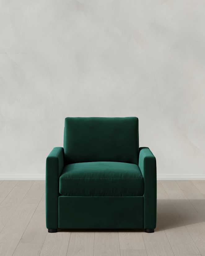 Spruce Brennan Accent Chair in Performance Velvet