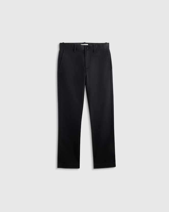 Black Boys Organic Cotton Stretch Classic Chino
