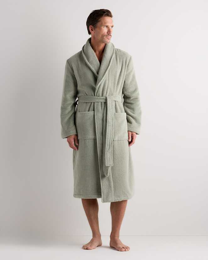 Sage Turkish Cotton Terry Robe