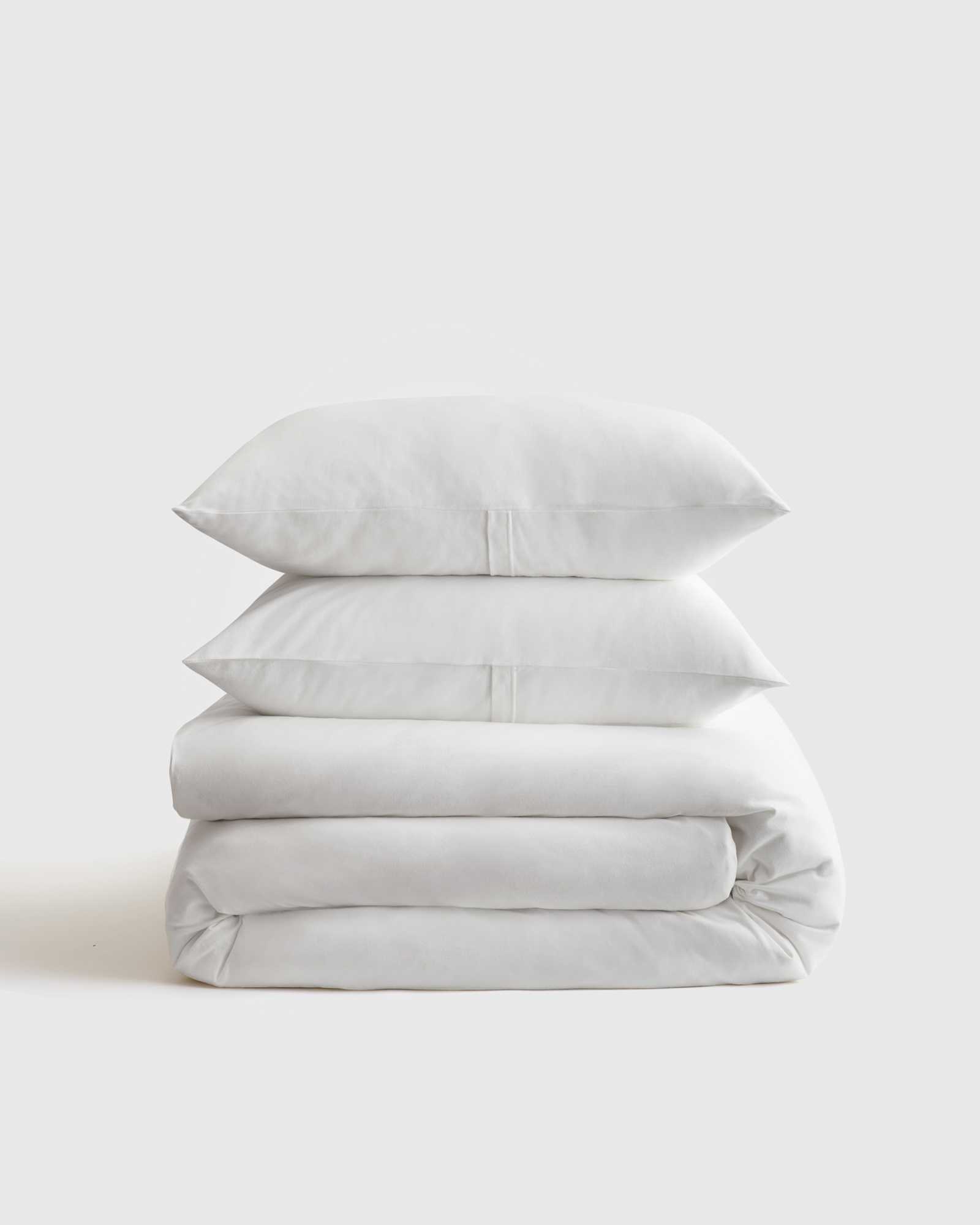 U-BEDD-97 WHT EDITED white Organic Jersey Duvet Cover Set