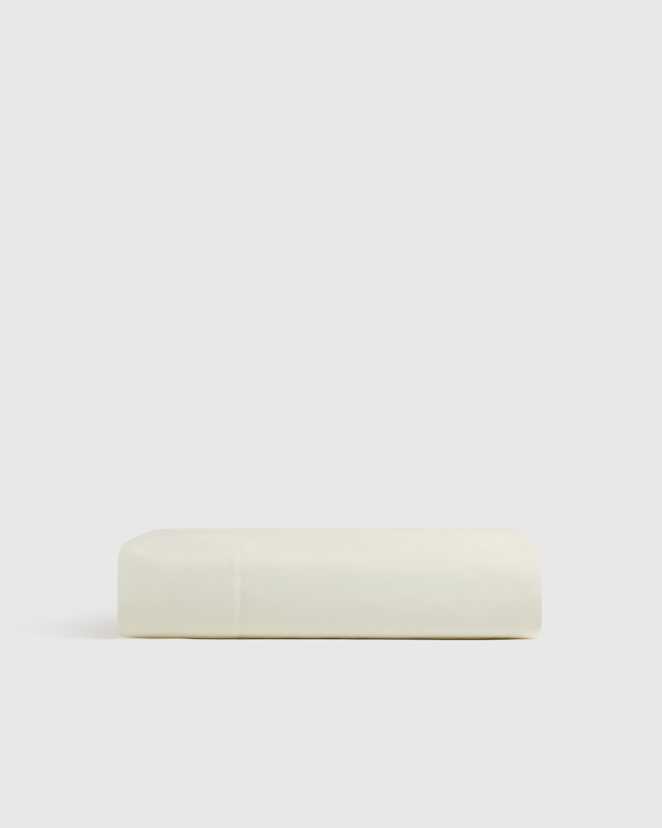 Ivory Organic Crisp & Smooth Cotton Flat Sheet