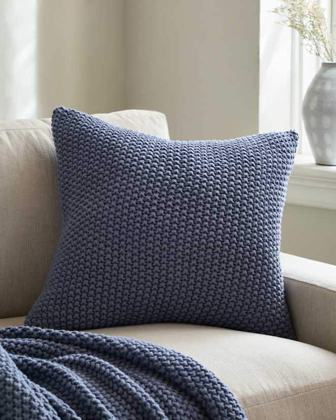 Mineral Cotton Fisherman Pillow Cover