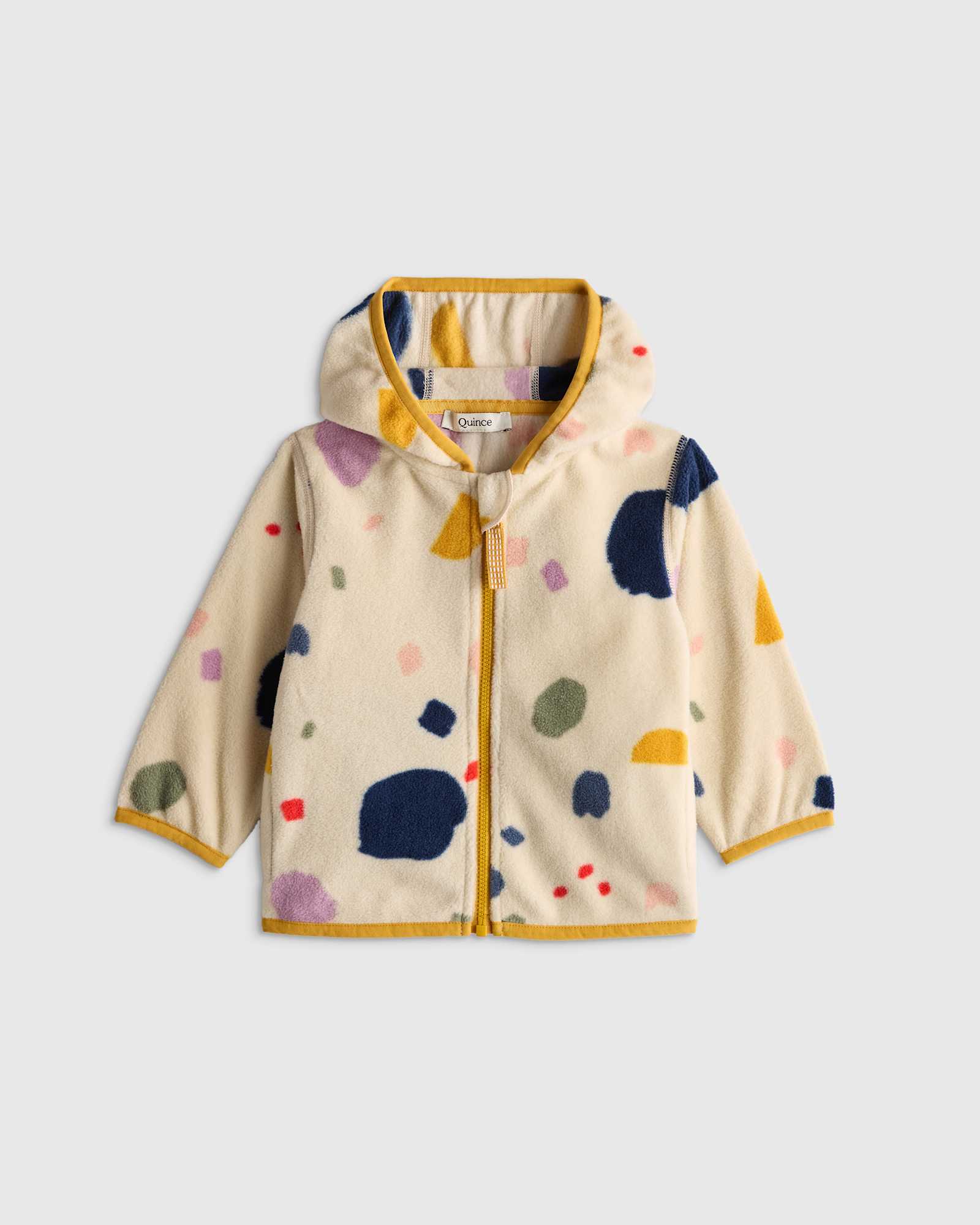 Abstract Geo Microfleece Cozy Jacket