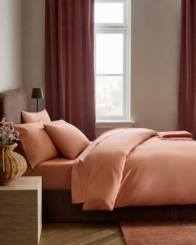 Sedona Organic Crisp Percale Duvet Cover
