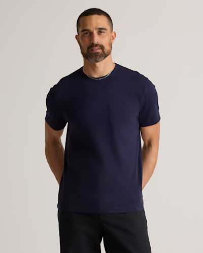 100% Pima Cotton Luxe Touch Pocket Tee