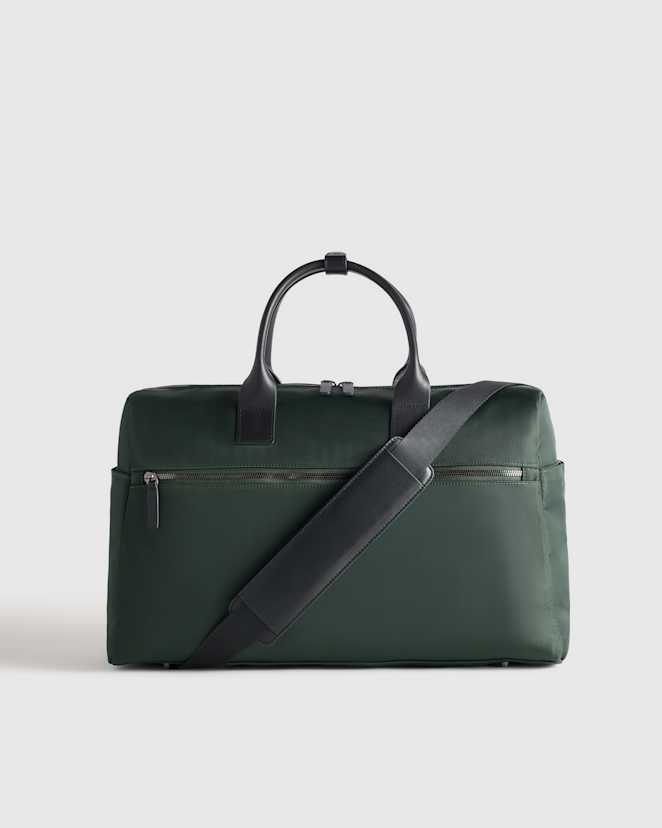 Dark Green Voyage Nylon Travel Duffle