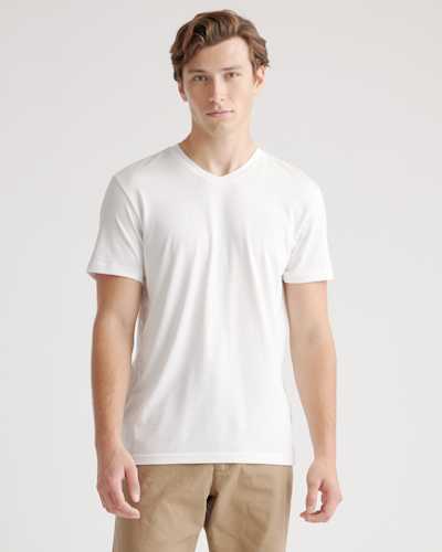 Men's Cotton Modal V-Neck Tee