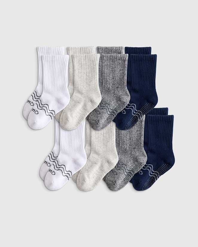 Neutral Multi Organic Cotton Calf Sock 8-pack
