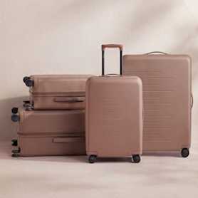 suitcase cocoa borwn