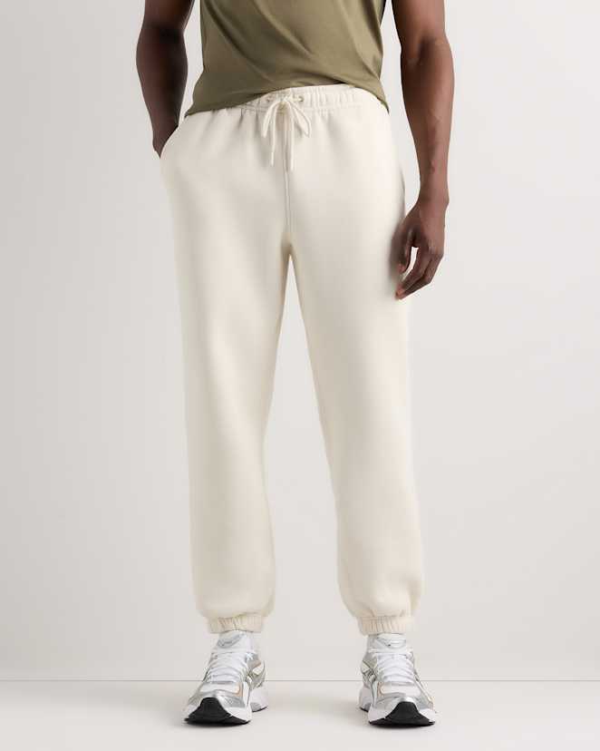 Linen White Everyday Fleece Joggers