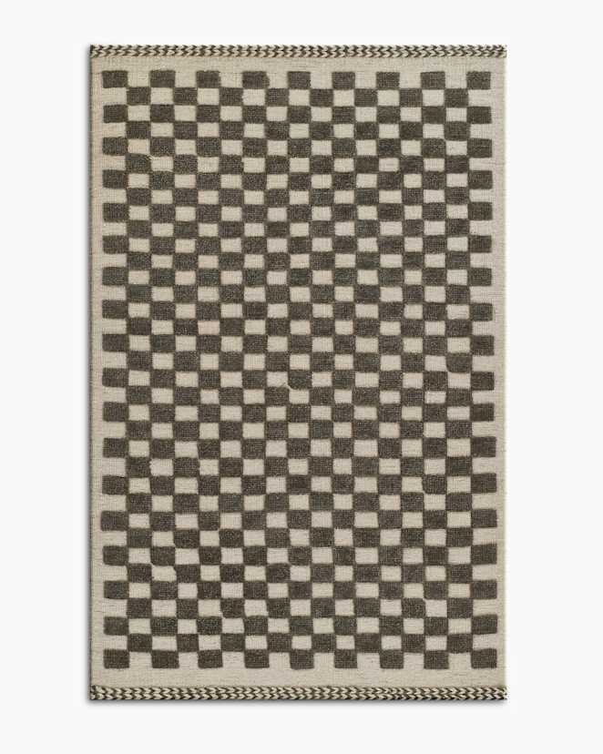 Charcoal Romy Handwoven Wool Rug