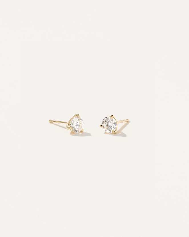 Yellow Gold 14K Gold Lab Grown Diamond Martini Studs