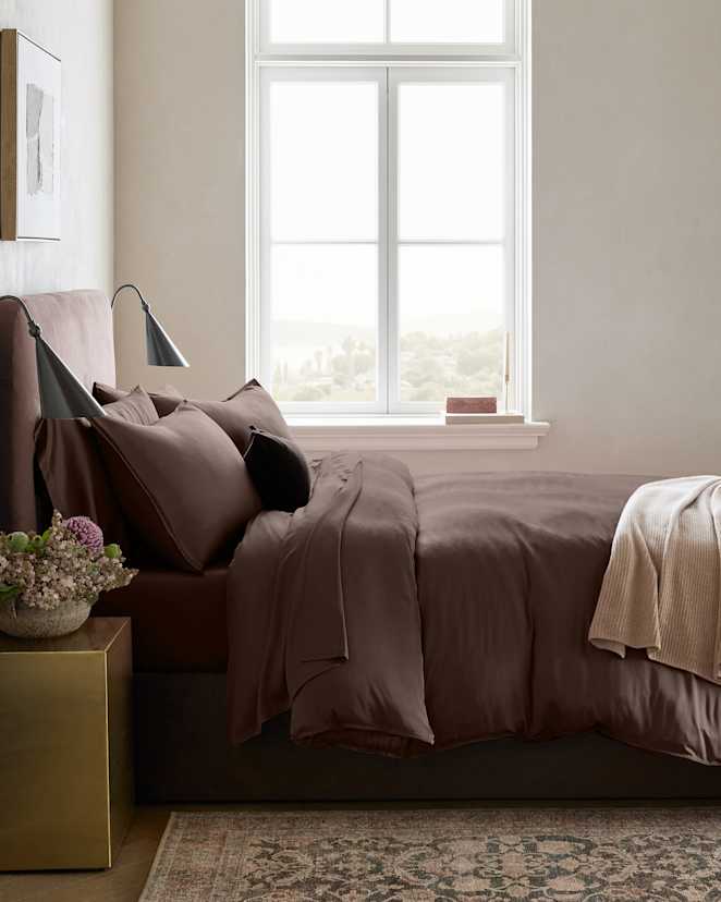 Espresso Bamboo Duvet Cover