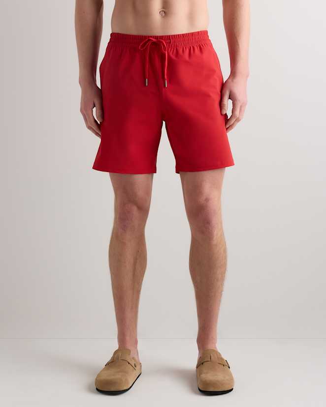 Crimson Italian Swim Trunks