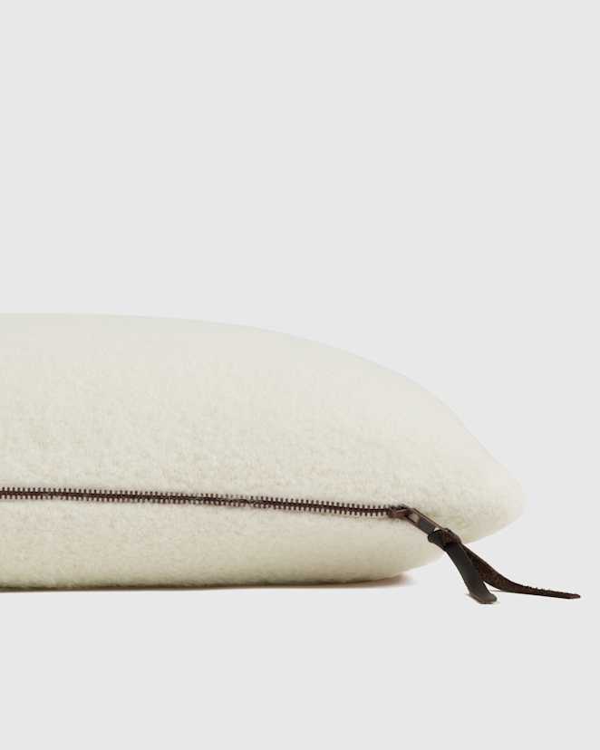 Ivory Alpaca Boucle Pillow Cover (Set of 2)