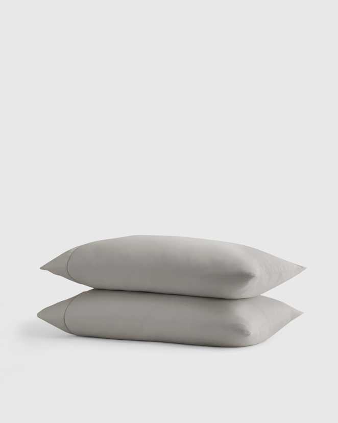 Light Grey Signature Giza Cotton Sateen Pillowcase Set
