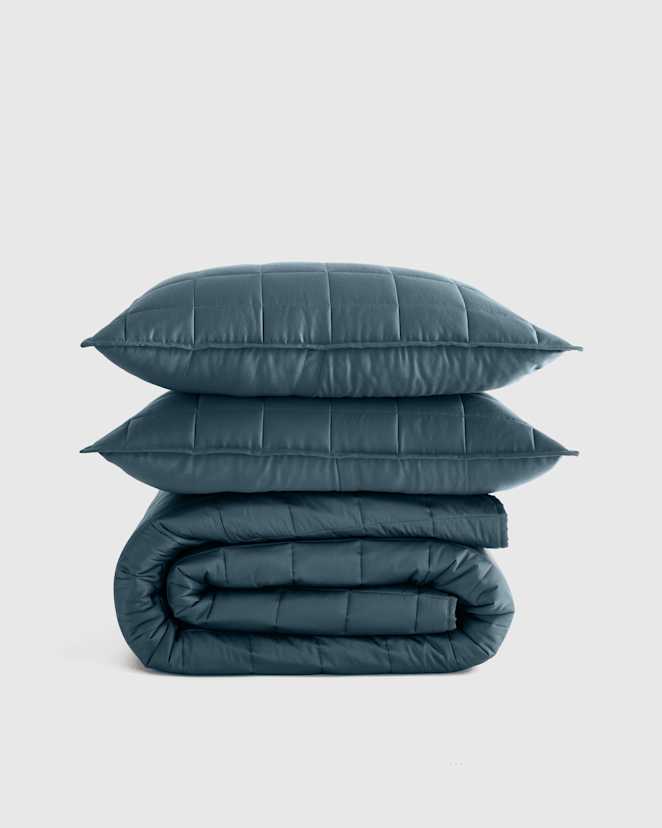 Nightfall Bamboo Box Quilt Set