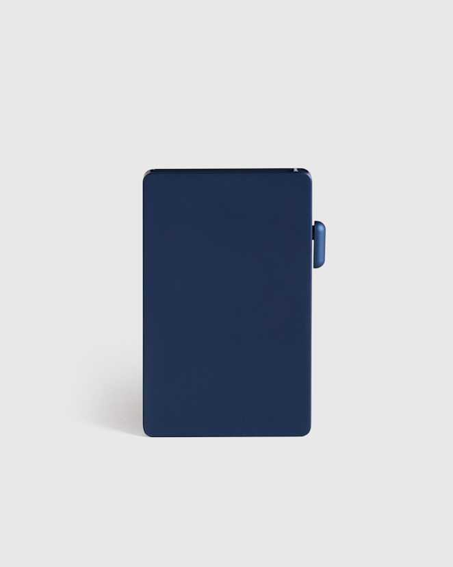 Navy Titanium RFID Card Holder