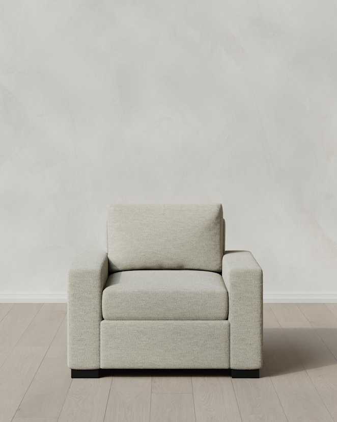 Flax Stillman Accent Chair in Performance Basketweave