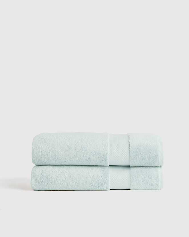 Mist Turkish Ultra Plush Bath Sheet (Set of 2)