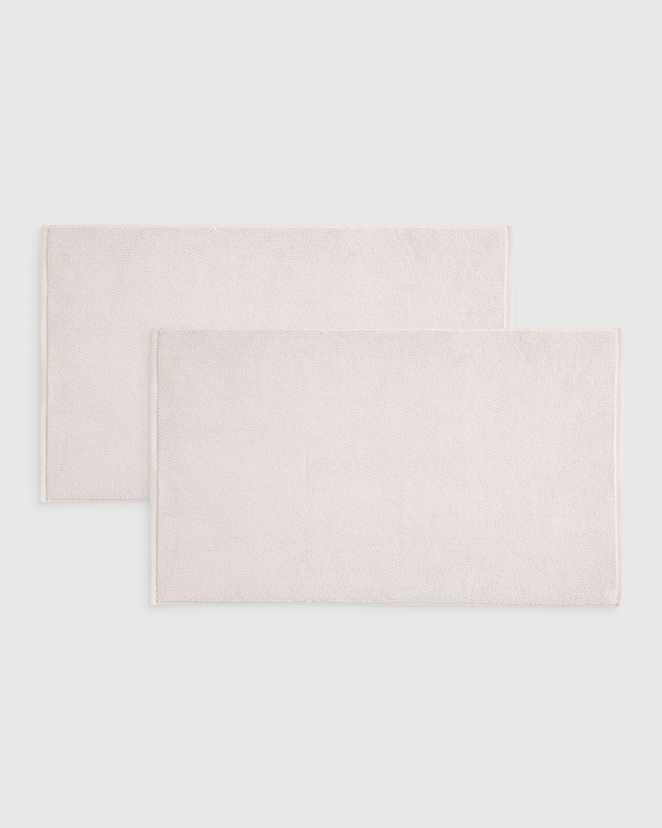 Silver Turkish Cotton Bath Mat Bundle