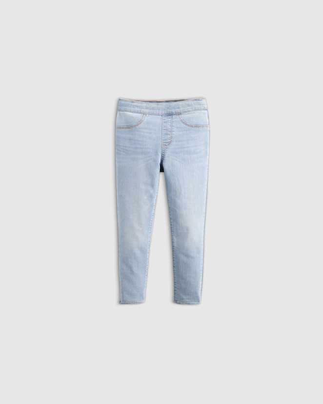 Light Wash Girls EcoStretch Pull On Jeggings