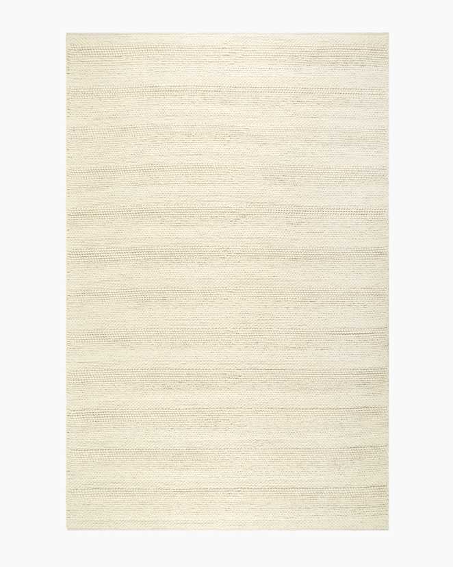 Ivory Rowan Handwoven Wool Rug