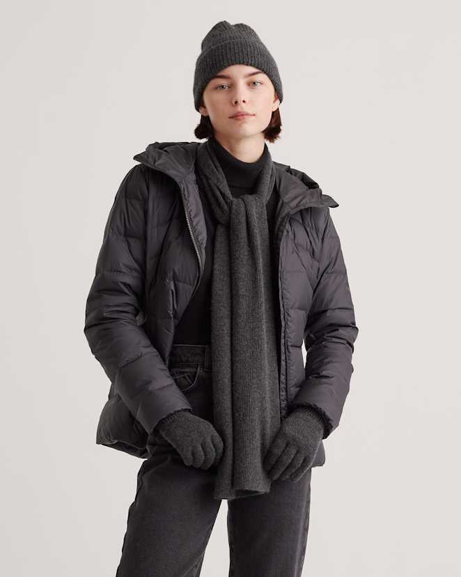 Charcoal Mongolian Cashmere Scarf