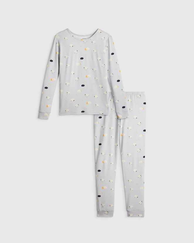 Little Sheep Bamboo Long Sleeve and Pant Pajama Set