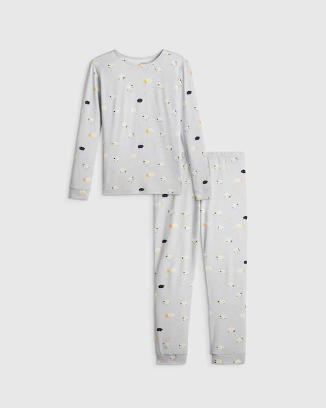 Little Sheep Bamboo Long Sleeve and Pant Pajama Set