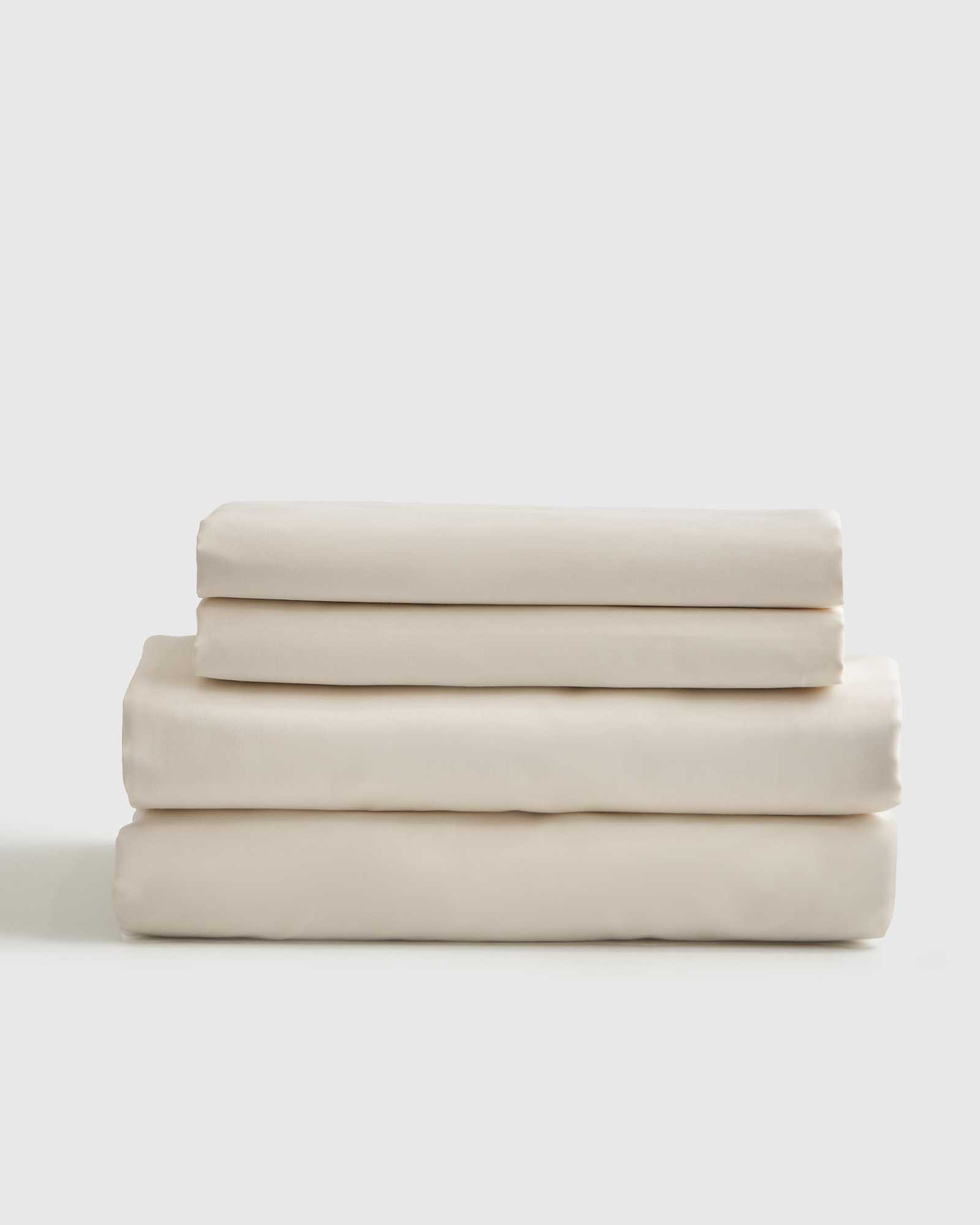 Sateen Ivory Sheet Set