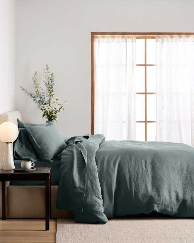 Ocean European Linen Duvet Cover