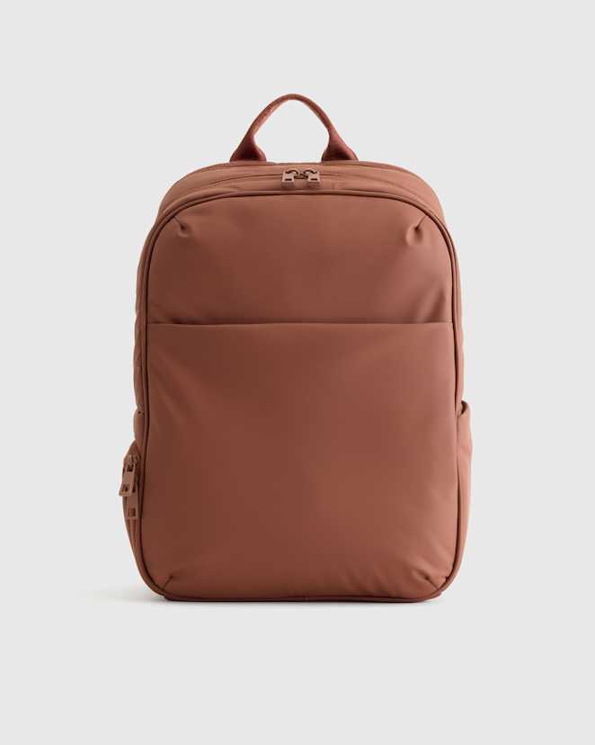 Terracotta Water Repellent Puff Commuter Backpack